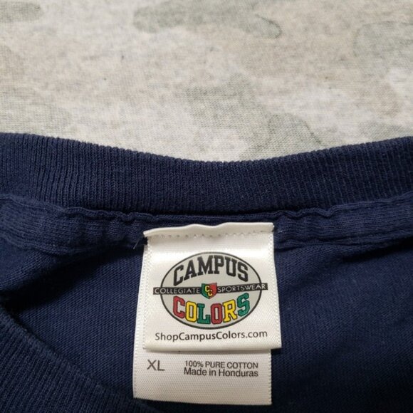 Illinois Rose Bowl Shirt Mens XL Blue Campus Colors Pullover Long Sleeve - Picture 4 of 5